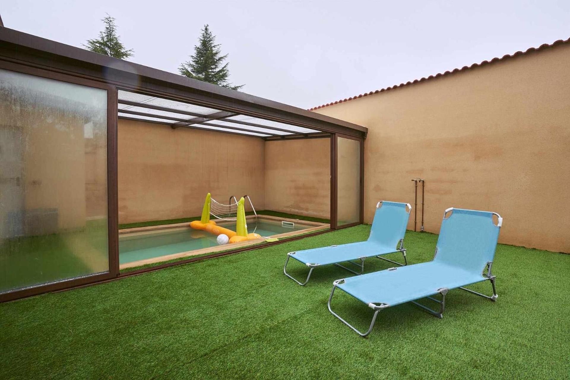Casa Rural Nueve Villas Amusco Luaran gambar